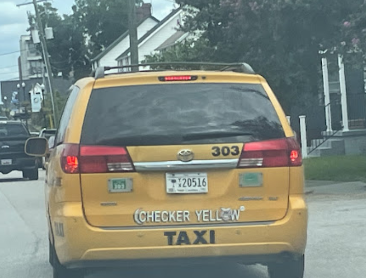 Checker Taxi Amarillo Columbia
