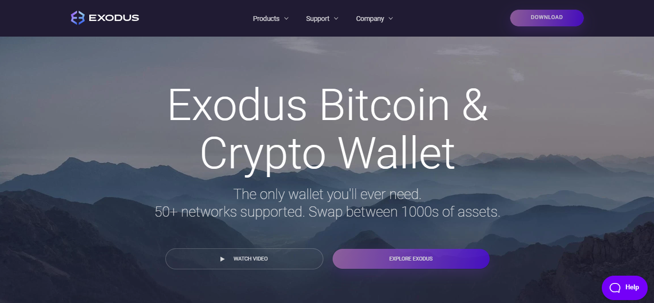 Exodus Wallet: Krypto-Bitcoin-Wallet